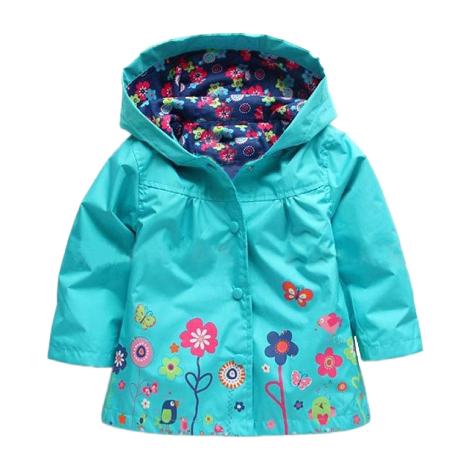 Aqua raincoat sale