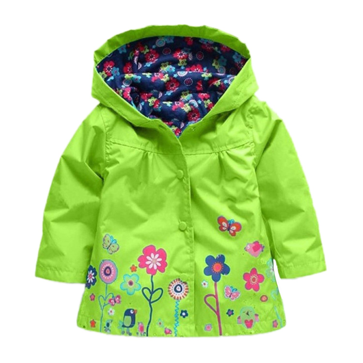 Green on sale coat kids