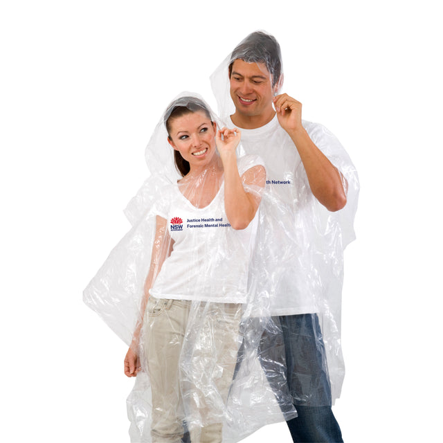 Custom Branded Emergency Rain Poncho