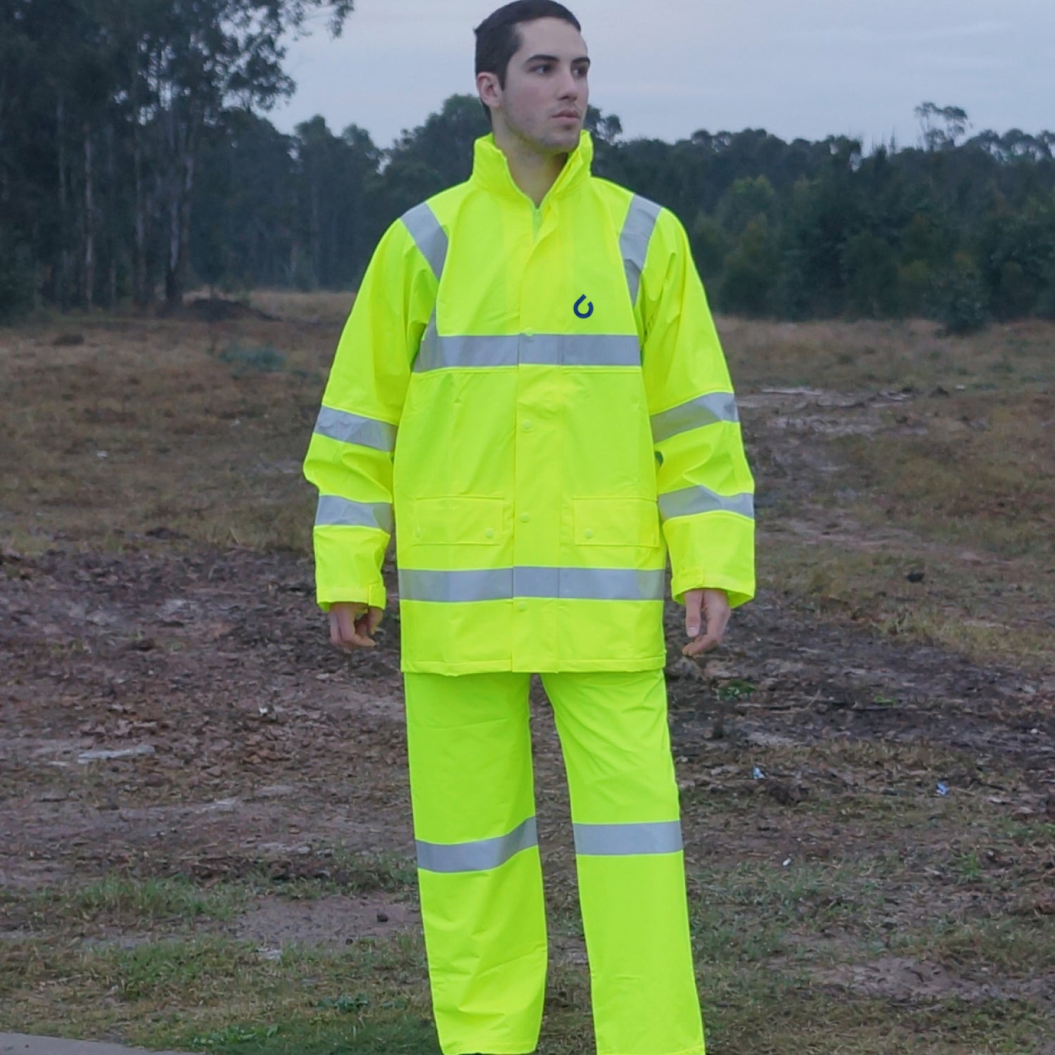 Monsoon Hi Vis Waterproof Jacket Team Australia