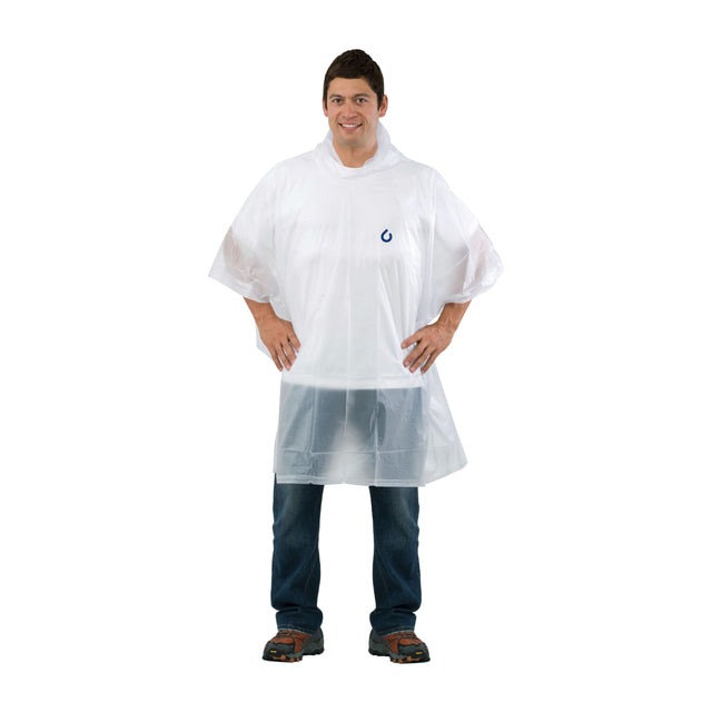 Reusable clear rain poncho