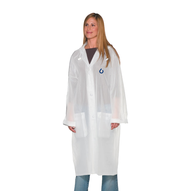 Reusable clear raincoat