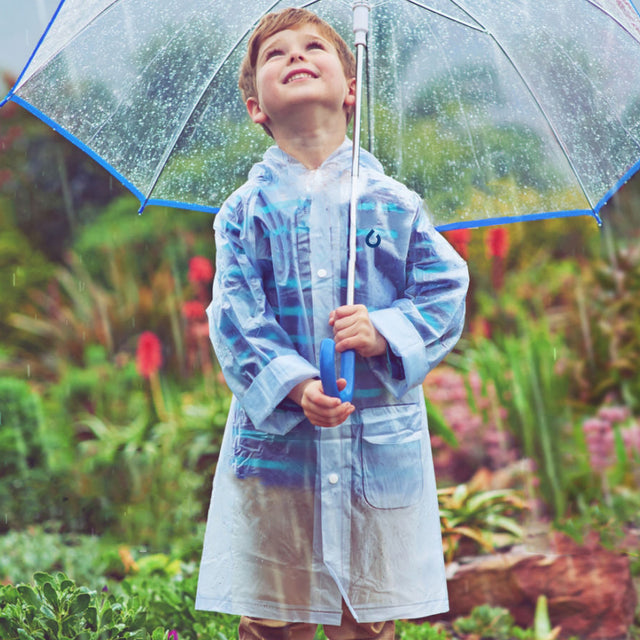 School clear kids raincoat