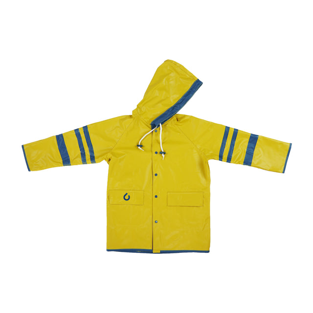 School reversible kids raincoat yellow