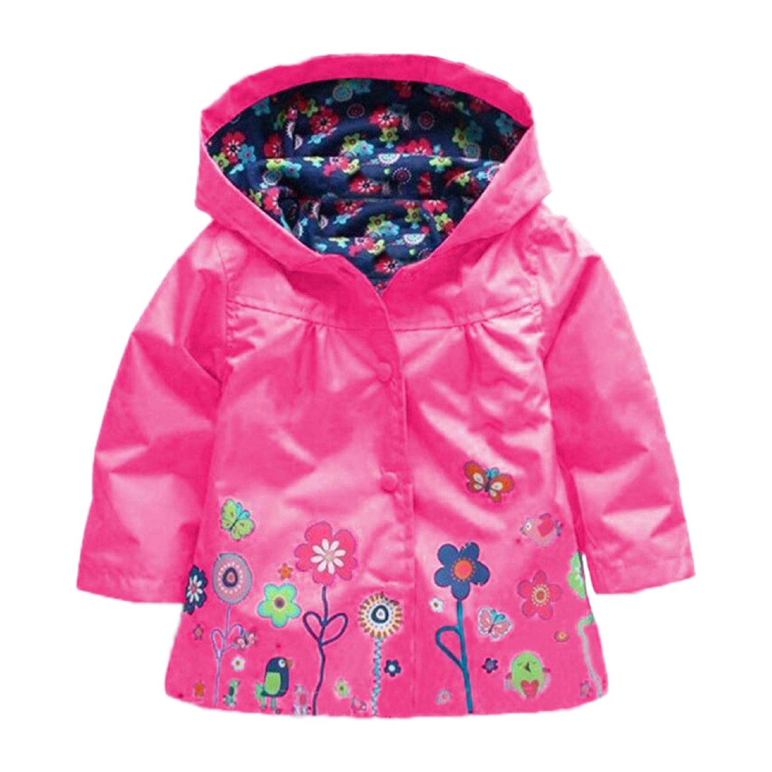 Flower rain outlet jacket